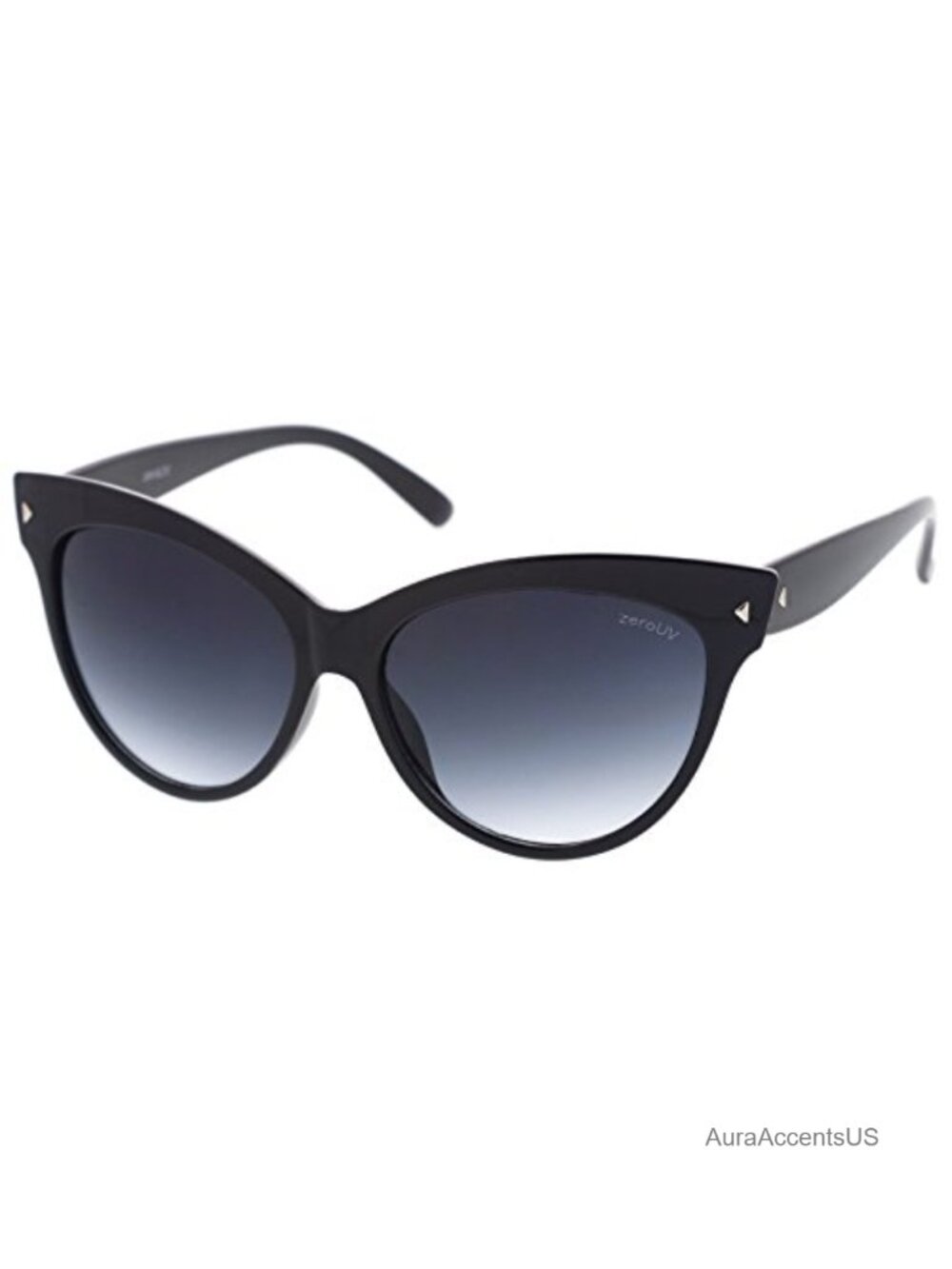 Oversize Vintage Mod Cat Eye Sunglasses Full Frame UV Protection